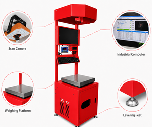 Système de dimensionnement, pesage et numérisation de codes-barres DWS automatique haute précision pour la logistique d'entrepôt, 3000/h, capacité de 60 kg - Product Image 2