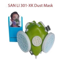 Masque anti-poussière de protection du travail en silicone 301 Conception d'éponge de poussière de ciment de mine de charbon