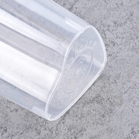 Gobelet en plastique jetable sans BPA, 700ml, en forme de cœur, impression personnalisée, jus, bière, gobelets à boissons