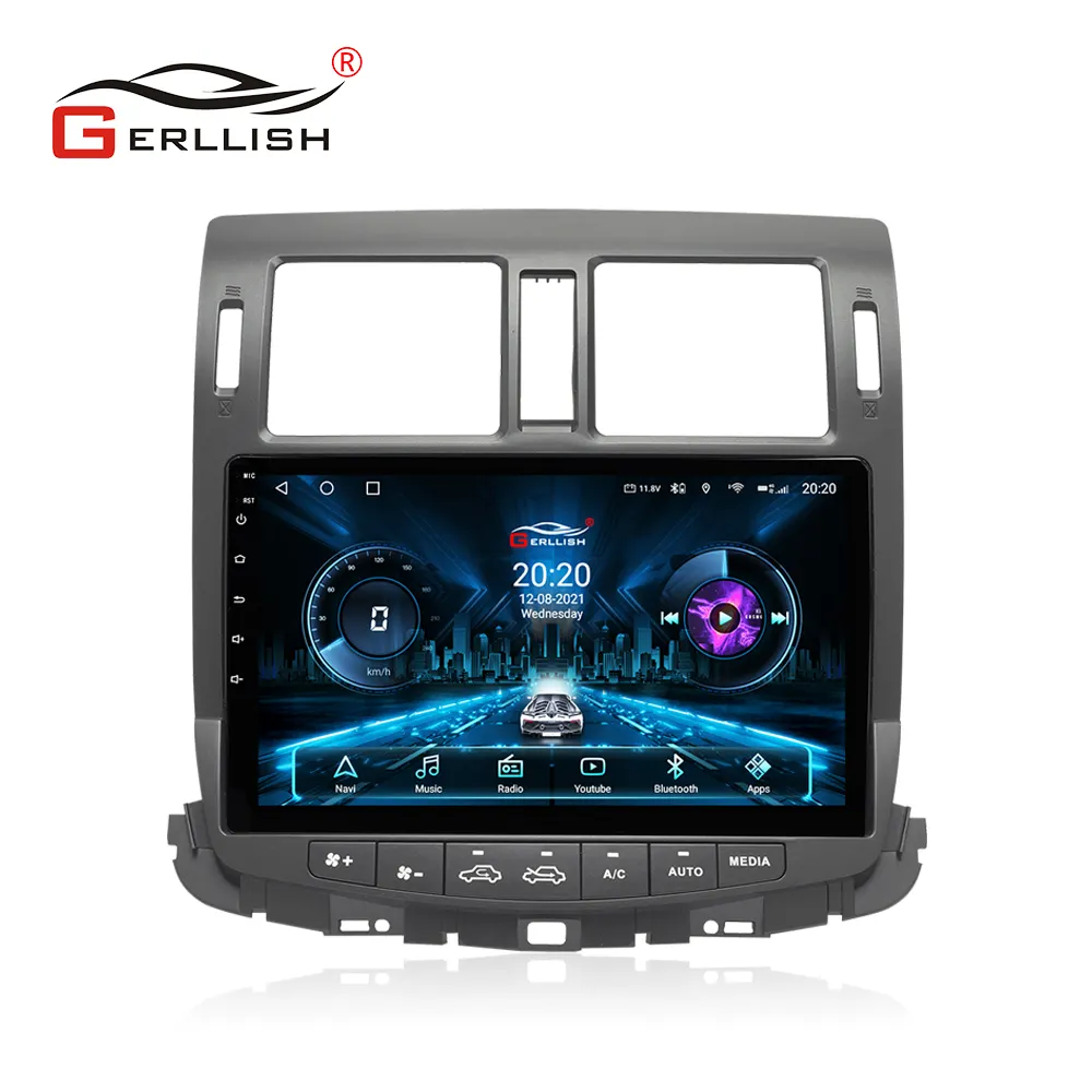 車のGPSナビゲーションシステムトヨタクラウン2010-2013年Android DSPマルチメディア自動ビデオラジオステレオプレーヤー