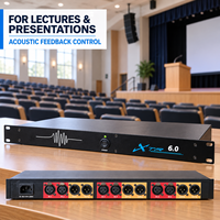 Éliminateur de Larsen Numérique Professionnel XTR6.0, Processeur Audio DSP 6x6 avec Contrôle Automatique du Larsen pour Systèmes de Sonorisation de Conférence