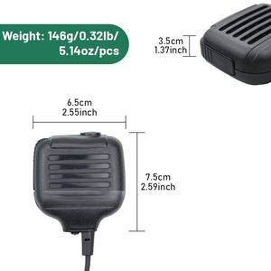 Microphone haut-parleur KMC-17 pour radios bidirectionnelles Kenwood TK-2200 TK-3200 TK-2100 TK-208 TK-2102 TK-220 TK-240 ou Puxing Wouxun - Product Image 3