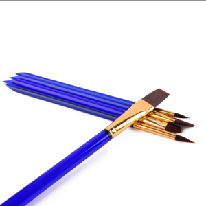 <span class=keywords><strong>Peinture</strong></span> À L'<span class=keywords><strong>huile</strong></span> Acrylique Dessin <span class=keywords><strong>Peinture</strong></span> Personnalisé Ventilateur Brosse avec Bleu Acrylique Poignée - Product Image 1