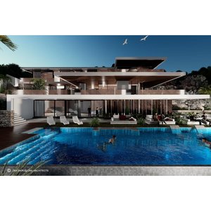 Villa moderna de estructura prefabricada de acero ligero para uso residencial - Product Image 2