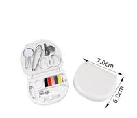 Kit de couture de voyage miniature en plastique, nouveau style, très vendu, avec sac pour outils de tricot à la main, cadeau pour la maison