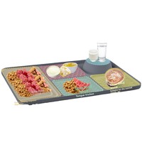 Tapis de léchage en silicone personnalisable pour animaux de compagnie, directement de l'usine, plateau d'alimentation lente antidérapant avec ventouses, anti-déversement et anti-étouffement pour chiens