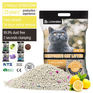 Specialized Factory 10L Lemon Scent Easy Clean Scoop Dust Free Strong Clumping Bentonite ARENA PARA GATOS Cat Litter Sand