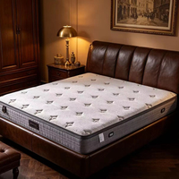 12 Zoll Doppel-Kingsize Hybrid Taschenfederkern und Gel-Memoryschaum-Matratze Hochwertige Komfortmatratze für Schlafzimmer
