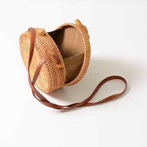 2023 Vietnam Rattan Beach <strong>Bag</strong> Natural Rattan <strong>Wicker</strong> <strong>Bag</strong> Hand Woven Straw Beach <strong>Bag</strong> for Girl - Product Image 6