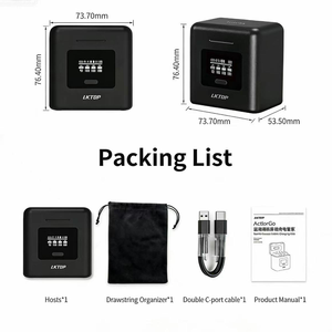 LKTOP ActionGo - Centro de Carga Móvil 4 en 1 para Baterías DJI Action y GoPro con Banco de Energía de 7000 mAh y Lector de Tarjetas SD - Product Image 6