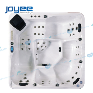 JOYEE <span class=keywords><strong>Hydrorelax</strong></span> nouveau produit luxe acrylique coquille bain à remous extérieur 5 personnes pas cher Spa et fête Massage bain - Product Image 2