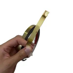 Vật liệu trang trí nội thất 10mm gương vàng kim loại TRIM dải tự dính cho Trần