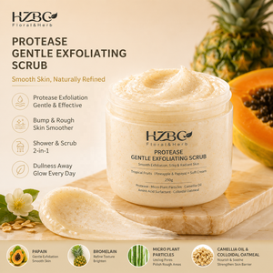 Exfoliante Enzimático de Piña y Papaya de Marca Privada - Textura Cremosa Tropical para Rodillas y Codos Secos y Ásperos, Pulido de Microgranos - Product Image 2