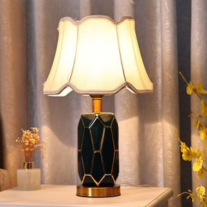<b>Light</b> Luxury Brass LED Table Lamp-Sophisticated Minimalist Modern American-<b>Vintage</b> Design Eco-Friendly Warm White Off-White Lamp - Product Image 4