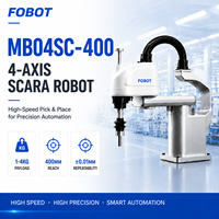 Robot SCARA industriel FOBOT, portée de 400 mm, bras robotique à 4 axes pour l'assemblage électronique, l'emballage, l'automatisation des usines