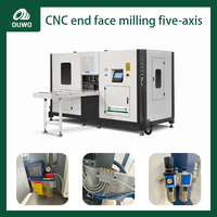 Machine de fraisage à cinq axes OUWO CNC pour profilés en aluminium, machine pour portes en aluminium