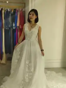 Wedding Dress CuộN Gói Diy Vải Nylon Giá Ombre Lục Giác Cứng Lưới Ren Dệt Kim Rẻ Tiền Hồng Mềm Vải Tuyn