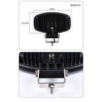 Phare de travail LED en forme de stade, lampe de conduite pour camion, lentille ronde, haute luminosité, faible consommation, auxiliaire