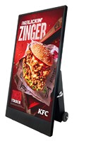 Afficheur LED vertical portable, affichage de totem, couleur pleine, haute luminosité, pour centre commercial, magasin de détail, kiosque publicitaire