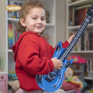 YACHEN 36 pulgadas fiesta novedad inflable Rock Star guitarra juguetes colores surtidos para niños fiesta accesorios favores - Product Image 6