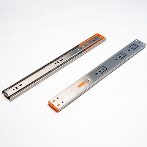 Công nghiệp gắn kết undermount mở rộng đầy đủ 3 lần bóng mang phần cứng ngăn kéo đường ray dịch vụ tùy chỉnh gia công CNC - Product Image 3