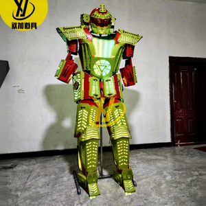 Nuevo traje de Robot de fiesta para adultos de lentejuelas escenario salón de baile Cosplay y conjuntos de ropa de actuación de Flamenco LED disfraz Robot para adultos - Product Image 1