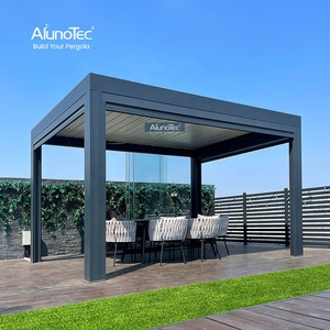 Gazebo électrique 3x3m 3x4m 4x6m avec toit motorisé, couverture <span class=keywords><strong>bioclimatique</strong></span>, <span class=keywords><strong>serre</strong></span> - Product Image 2