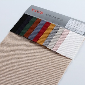 Vải Cashmere Kết Cấu Bánh Quế Rộng Kiểu Sườn Dệt Kim 2*2 Lõi - Product Image 2