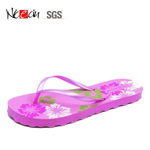 Chanclas promocionales baratas con logotipo personalizado, diseño floral, sandalias de playa de verano para damas - Product Image 2