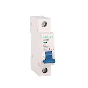 EBASEE 63A 6Ka C Kurvtyp 230V 1P 2 Pole Din Schiene Mini-Schaltzerstäuber MCB-Schalter