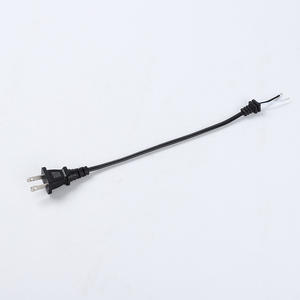 Amerikan 2-Prong AC 250V güç besleme kablosu 1M uzunluk standart PC uzatma kablosu İngiltere tak erkek End bilgisayar için IEC kadın sonu - Product Image 2