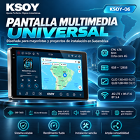 KSOY-06 Radio De Coche Android Reproducteur De DVD De Autos 6 + 128G Reproducteur De Carro Radio Android 1DIN Para Coche