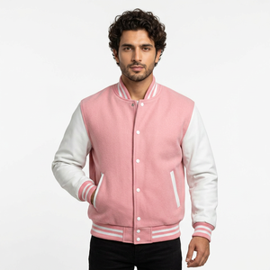 Wholesale Baseball Jacket Custom Wool Jacket <b>Man</b> Waterproof Plus Size Varsity Jackets - Product Image 1