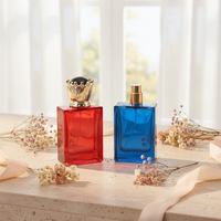Ensemble de flacons de parfum en verre vides de luxe personnalisés en gros pour l'usine de remplissage de parfums, entreprise cosmétique, fabricant direct