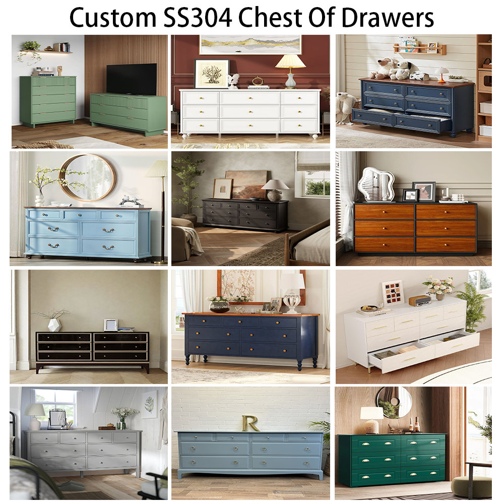 Custom SS304 Chest Of Drawers