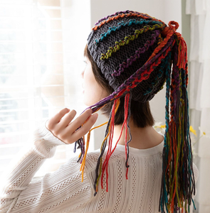 Personnalisé Unisexe Rasta Hiver Coloré Chaud Crochet Dépouillé Dreadlock Drôle Bonnet Bonnet Casquettes - Product Image 5