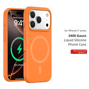 <span class=keywords><strong>Custodia</strong></span> in silicone da 3400 Gauss con interno in microfibra <span class=keywords><strong>per</strong></span> iPhone 17 Pro Max 16 Plus 15 14, design magnetico, custodie <span class=keywords><strong>per</strong></span> cellulari in silicone - Product Image 2