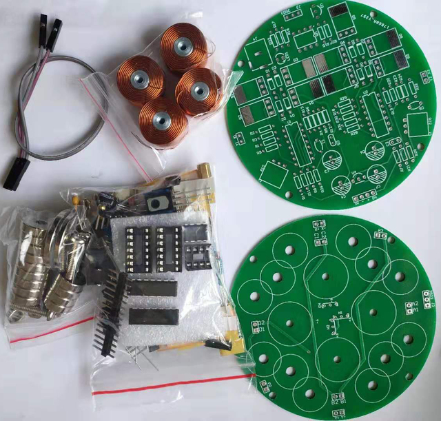 MCU Push-Down Magnetic Levitation Kit DIY Suspension Electronics Production Learning Loose Parts Finished Analog CN/GUA E585