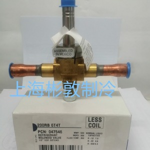 โซลินอยด์วาล์วสารทำความเย็น Emerson รุ่น 200RB 9T9T แบบไม่มีคอยล์ สำหรับอุตสาหกรรมเครื่องทำความเย็น - Product Image 2