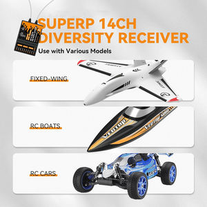 Receptor de Diversidad SuperP de 14 Canales, 2 Antenas, Cadenas RX Duales, Compatible con Fotografía Aérea de Largo Alcance, Trucos FPV, RC, Hecho en China - Product Image 3