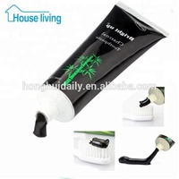 Dentifrice blanchissant naturel sans fluorure à base de charbon actif de noix de coco et de bambou OEM
