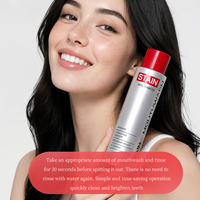 Bain de bouche blanchissant STAIN pour éclaircir les taches dentaires en 7 jours, formule non irritante pour hommes et femmes