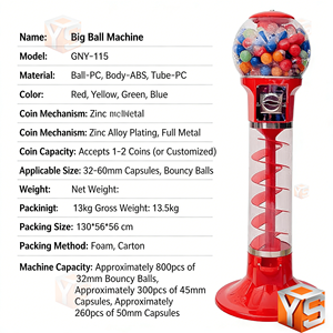 Distributore Automatico ZDYS di Giocattoli in Capsule e Tatuaggi, Peluche, con Garanzia Annuale di Alta Qualità - Product Image 5