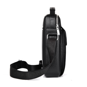 Borsa a Tracolla in Pelle PU per <span class=keywords><strong>Uomo</strong></span> Design Classico Logo di Qualità per Affari e Viaggi - Product Image 3