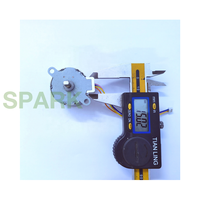 35BYJ412 PM motor stepper 12/24VDC, poros centric motor roda gigi mini untuk peralatan sanitasi/generator listrik/kontrol katup