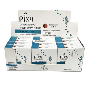 PJXY UV Beyazlatıcı İki Yönlü Kek SPF25 Skualan Yağı İçeren 2'si 1 Arada Kapatıcı ve Sabitleyici Pudra Uzun Süreli Yağ Kontrolü 12'li Paket - Product Image 1