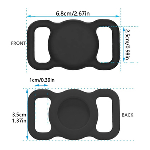 Funda de silicona RSH Smart Air Tag para Collar de mascotas MFi Find My Key Finder <span class=keywords><strong>Locator</strong></span> para Apple Dog Wallet Equipaje Seguimiento global - Product Image 3