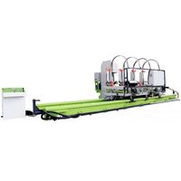 Scie à ruban verticale automatique robuste avec moteur pour la coupe de bois dur et de bois tendre