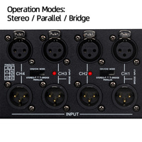 Amplificateur de puissance quatre canaux pour spectacle sur scène, fête, audio haute qualité, conception élégante, AF-4400, fabrication OEM ODM
