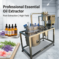 Machine d'extraction d'huile essentielle de vanille de haute qualité pour la Distillation d'huile végétale de fleur d'arachide de citron de plante de feuille d'olive de lavande